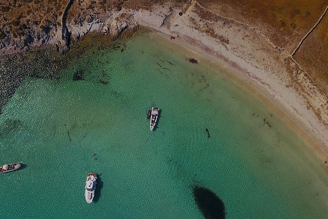 3 hour private cruise: DELOS - RHENIA - Rhenia and the Blue Lacuna: swimming time that actually fits a 3-hour day