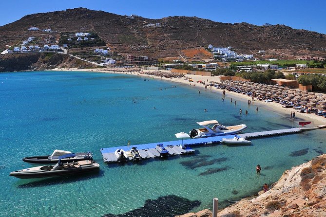 3 Hour Private Cruise – South Coastline Of Mykonos - Stop 2: Kalo Livadi for more breathing room and a smoother swim pattern
