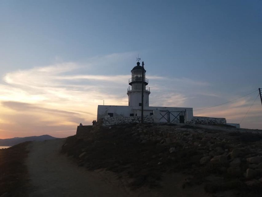 Armenistis Lighthouse Visit - Armenistis Lighthouse: a working 1891 beacon above Mykonos and Tinos