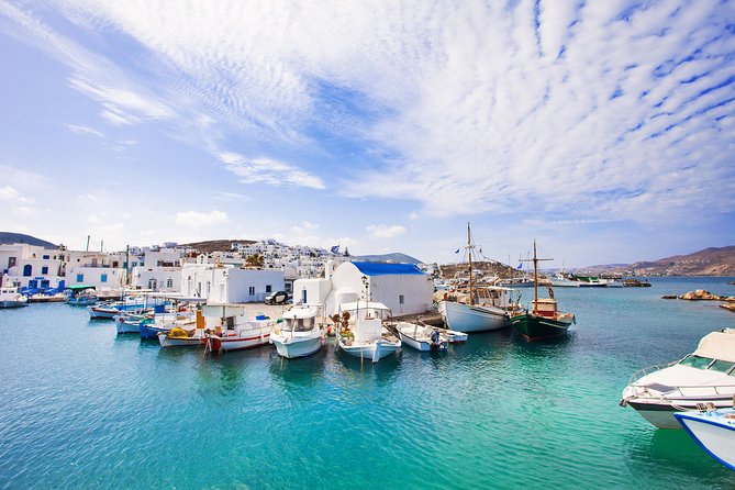Daily Cruise from Paros to Mykonos - The Naoussa port transfer: why the shared bus is a big deal