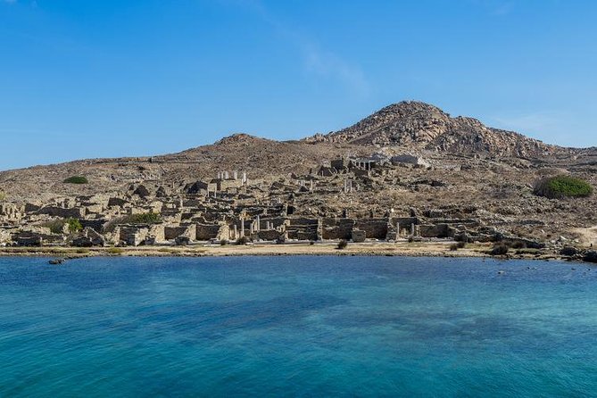 Delos Day Trip from Mykonos - The main Delos excavation site: temples, mosaics, and the Terrace of Lions