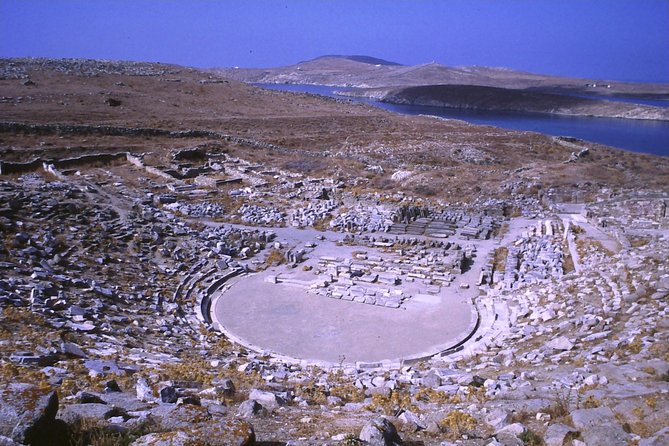 DELOS, the island of god Apollo - The ancient theater for 6,500: watching history with a guide
