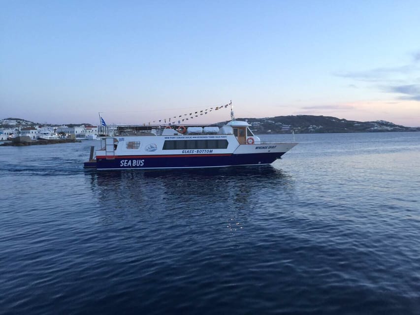Explore Delos & Rhenia - Rhenia Island: Swimming, Sandy Edges, and Crystal-Clear Water