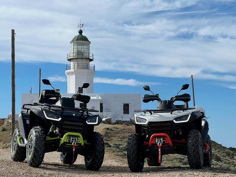 Explore Mykonos Island with a 650cc ATV / QUAD Tour - Stop 4: Fokos Beach for a Quieter Natural Break