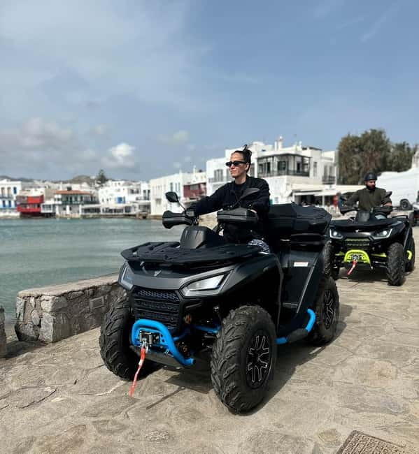 Explore Mykonos Island with a 650cc ATV / QUAD Tour - Stop 5: Spilia Agia Anna (The “How did we get here?” Stop)
