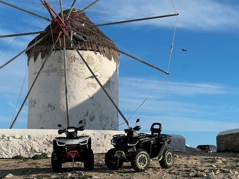 Explore Mykonos Island with a 650cc ATV / QUAD Tour - The Ride Setup: 650cc Power, Helmets, and a Real Safety Briefing