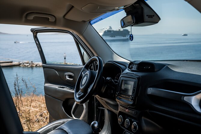 Explore Mykonos with local guide and Jeep Renegade Private Tour - Stop 6: Kalafatis for watersports plus a swimming side