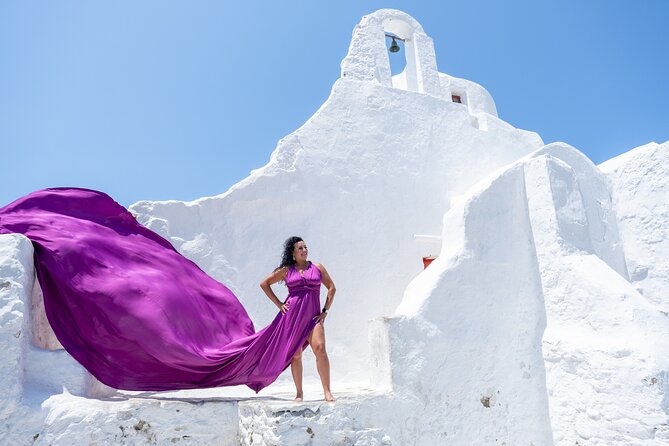 Flying Dress Mykonos Photoshoot - Why This Flying Dress Photoshoot Works in Mykonos