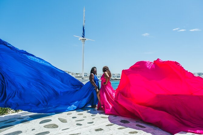 Flying Dress Mykonos Photoshoot - Pickup, Timing, and How to Avoid Logistics Headaches