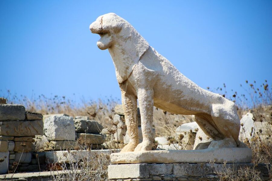 From Mykonos Cruise Port: Delos Guided Tour - On Delos: the guided route that makes the ruins click