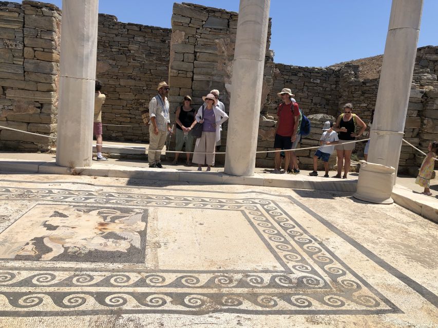 From Naxos: Delos and Mykonos Day Trip with Licensed Guide - Delos UNESCO ruins with a licensed English guide