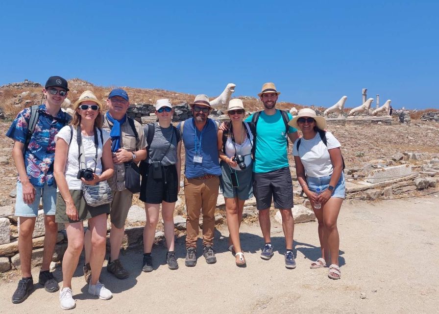 From Naxos: Delos and Mykonos Day Trip with Licensed Guide - Seasickness, shoes, and what to pack for Delos heat