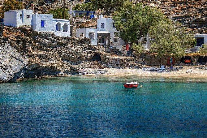 Full Day Boat Trip to Tinos Island from Mykonos - Panormos and the drive: dovecotes, colorful boats, and tavernas
