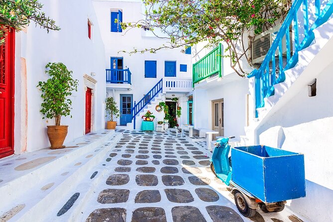 Half Day Private Tour Island with a Local in Mykonos - Panorama Over Mykonos Town: Mills to the Port