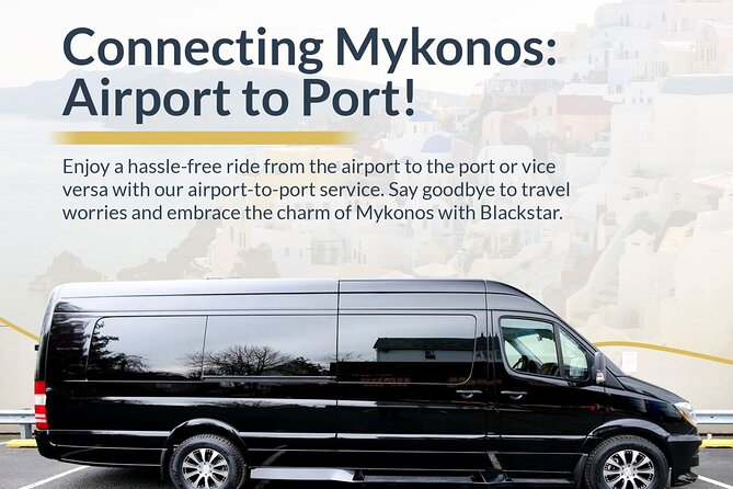 Mykonos Aiport - Port Tranfer to Your Hotel or Villa - Key Things You’ll Notice Right Away