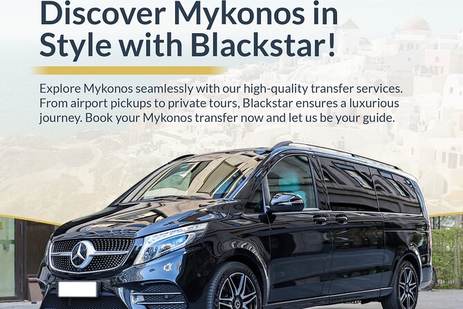 Mykonos Aiport - Port Tranfer to Your Hotel or Villa - Meet Your Driver Outside Arrivals and Customs (No Guessing Games)