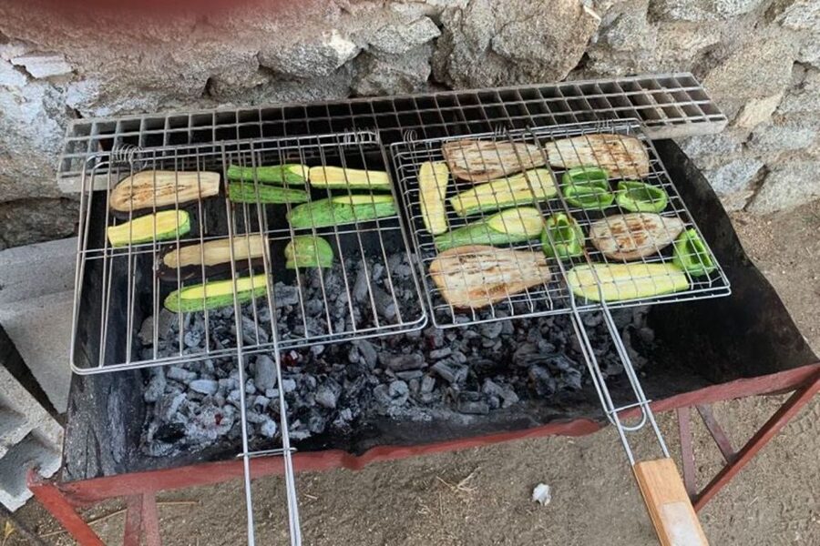 Mykonos: Barbecue at a Mykonian Farm - Stone couches, raki, and garden treats before you even start eating