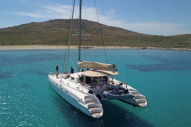 Mykonos Catamaran Premium Day-Sunset Tours 8-flavor Meal & Drinks - What you’ll notice on board: small group feel and comfort choices