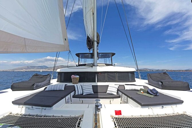 Mykonos Catamaran Premium Day-Sunset Tours 8-flavor Meal & Drinks - Delos from the water: when calm seas make it happen
