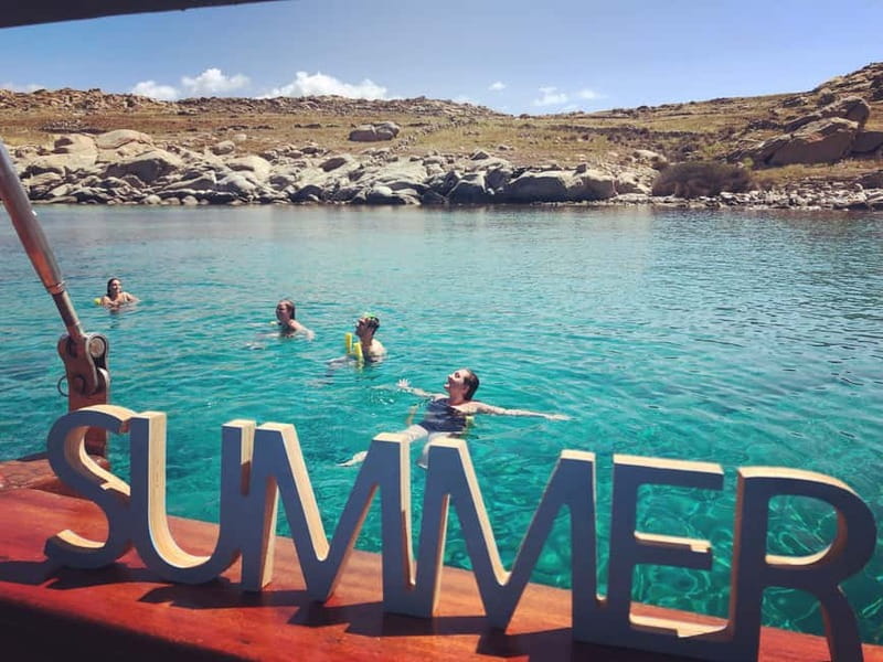 Mykonos: Delos and Rhenia Islands Cruise with BBQ Meal - BBQ Lunch and Unlimited Drinks: A Surprisingly Good Meal Setup