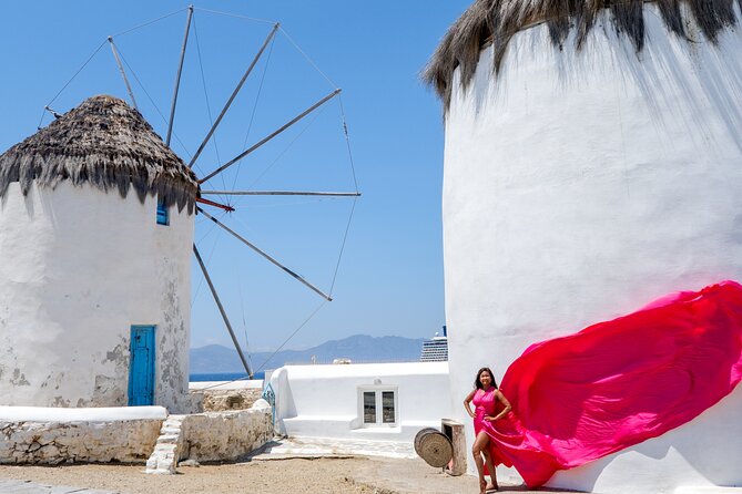 Mykonos: Flying Dress Photoshoot - Accessibility and language: who this fits best