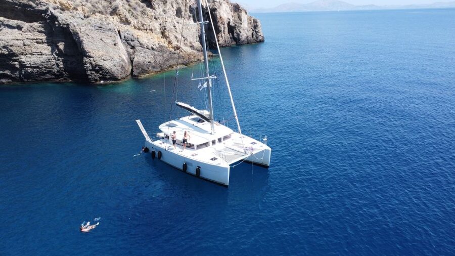 Mykonos: Full-Day Catamaran Cruise with Fresh Lunch - Delos and Rhenia: the remote part that makes the day feel bigger
