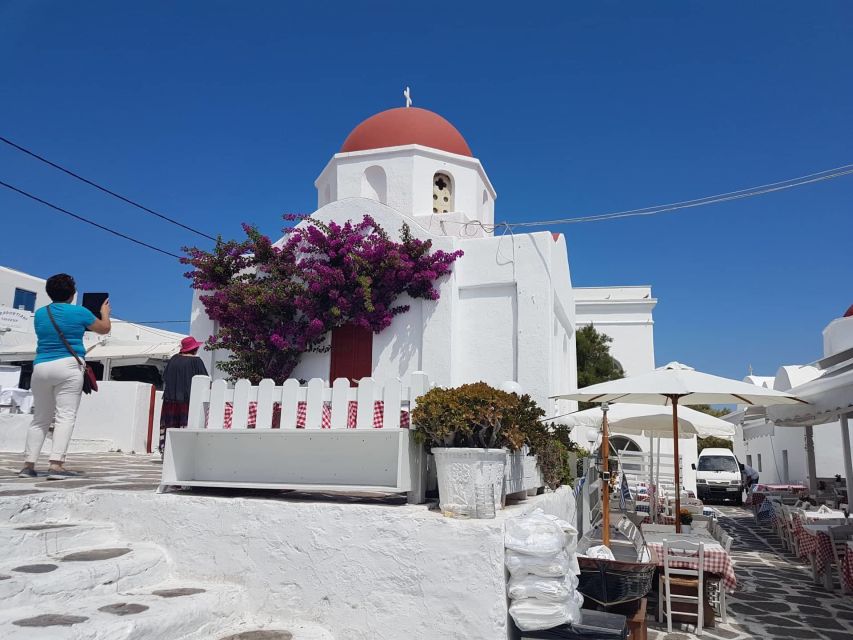 Mykonos: Full-Day Sightseeing Tour with Lunch - Mykonos Town walking tour: windmills, Little Venice, and Paraportiani