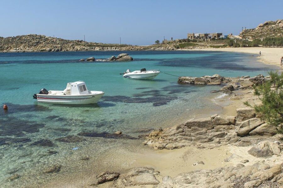 Mykonos: Full-Day South Coast Cruise - Entering the day from Ornos: a coastal start you can actually manage