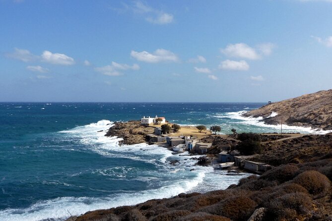 Mykonos Half-Day Hiking Adventure - Merchia Beach: donkey paths, a church stop, and a swim-friendly break