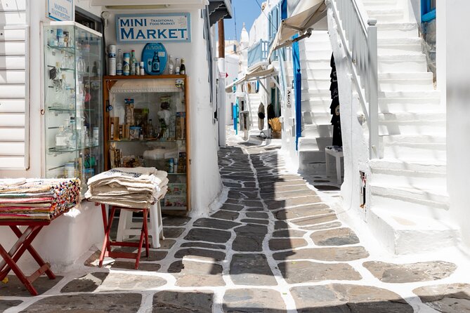 Mykonos Highlights by a local - Kalo Livadi beach: color, style, and a front-row seaside moment