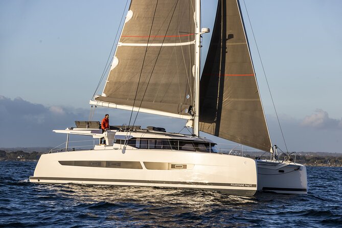 Mykonos: Luxury Catamaran Cruise with Meal, Drinks & Transport - Food and drinks: the onboard 3-course meal is a real part of the value