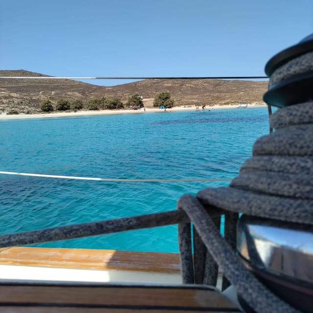Mykonos: Rhenia Island Sunset Cruise with Transfer and Meal - The Greek meal and unlimited drinks: how to think about it