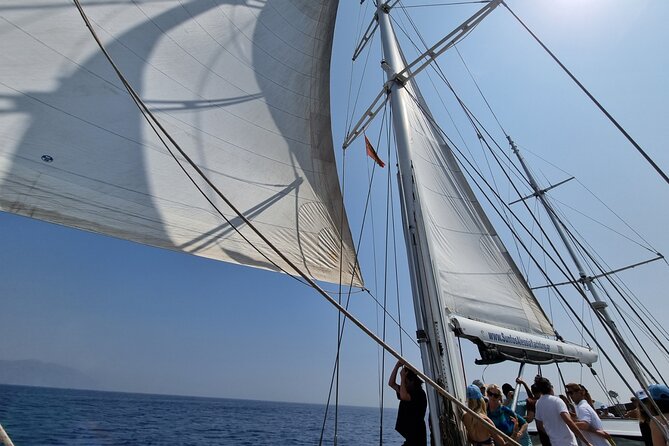 Mykonos Sail Cruise to Rhenia, Guided Tour of Delos, Lunch&Drinks - Delos guided tour: ruins, museum, and Apollo’s birthplace story