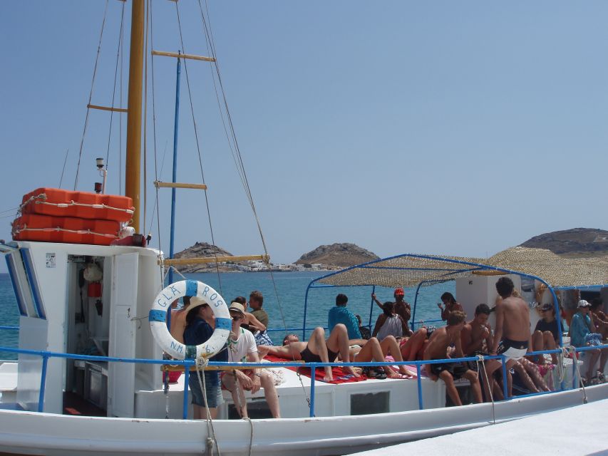 Mykonos: South Coast Cruise - Super Paradise: Swim Options and Beach Bar Energy