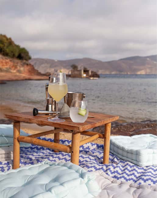 Mykonos: Sunset Cocktail Making Class on a Secluded Beach - Where you meet and how to plan for the beach setting