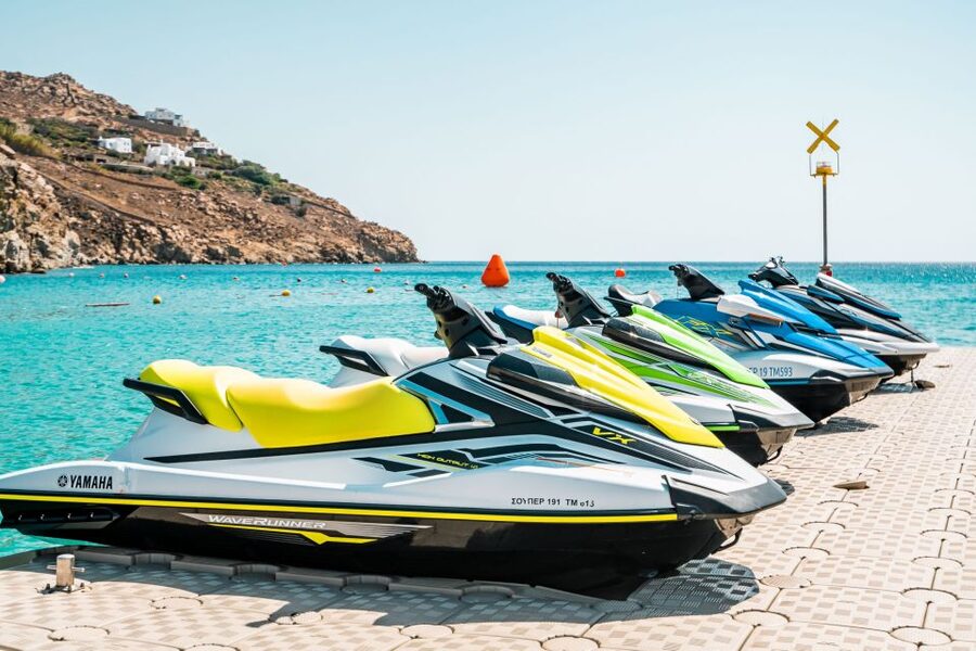 Mykonos: Super Paradise Beach Jet Ski, Canoe, & SUP Rental - Logistics that matter: no pickup, short session, and water rules