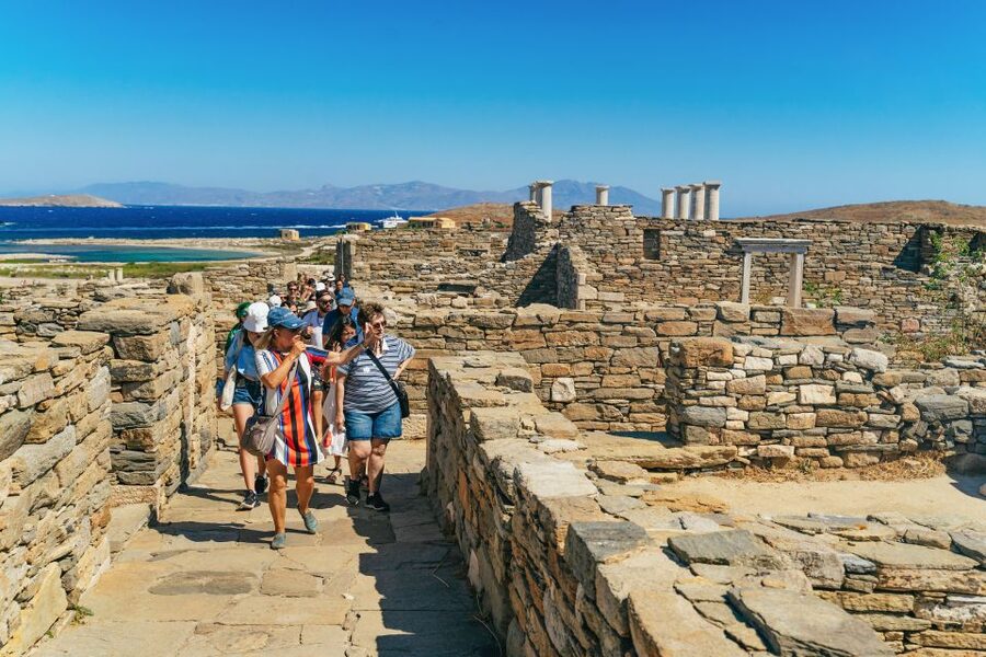 Mykonos Town: Archaeological Site of Delos Guided Day Trip - How Delos Feels From the Ferry: views, timing, and sun control