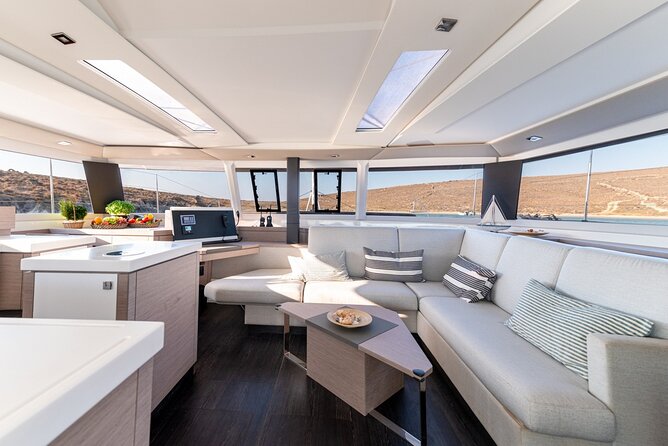 Private 5-Hour Cruise on Brand-New Luxury Catamaran in Mykonos - Delos from the water: a UNESCO view without the full day commitment