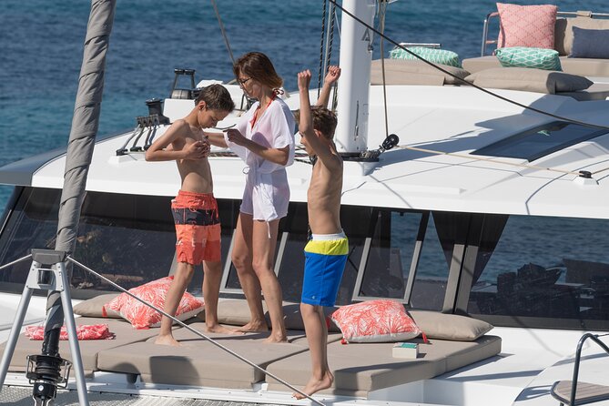 Private 5-Hour Cruise on Brand-New Luxury Catamaran in Mykonos - The 5-hour rhythm: Rhenia first, Delos when conditions cooperate