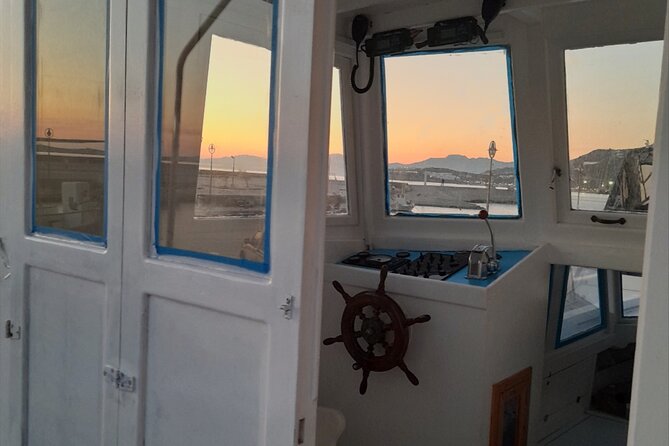 Private Cruise with Handmade Antique Boat around Mykonos-Full Day - Entering the Mykonos mood: a private boat day, not a hop-on bus
