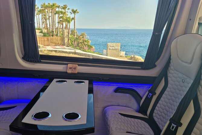 Private Luxury Transfer up to 11 Passengers - Private limousine for up to 11: what that means on Mykonos roads