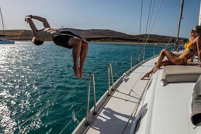 Private sailing cruise to Delos & Rhenia with Lunch & Transfer - Delos: A Fast Pass Through Apollo and Artemis Territory