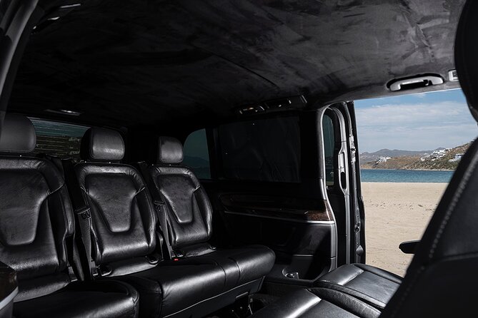 Private Transfer for all around Mykonos,from port,airport to every location - Mercedes V-Class Comfort: Why It Matters in Mykonos