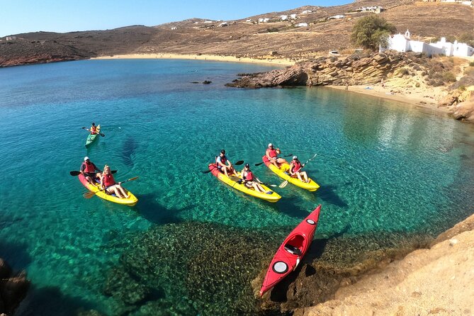 Sea kayaking Mykonos natural beauty beaches - A Calmer Side of Mykonos: Why This Kayak Trip Works