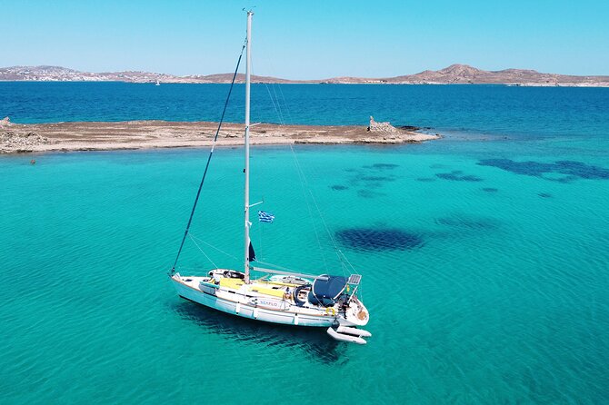 Small group,pass by Delos,swim in Rhenia,snap LVenice, free trans - A Mykonos sail day that feels uncrowded