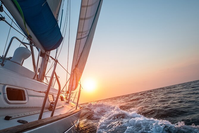 Sunset Tour with Nadia K to Delos and Rhenia Island from Mykonos - Rhenia Island: Swim in Crystal Water and Use Snorkeling Gear