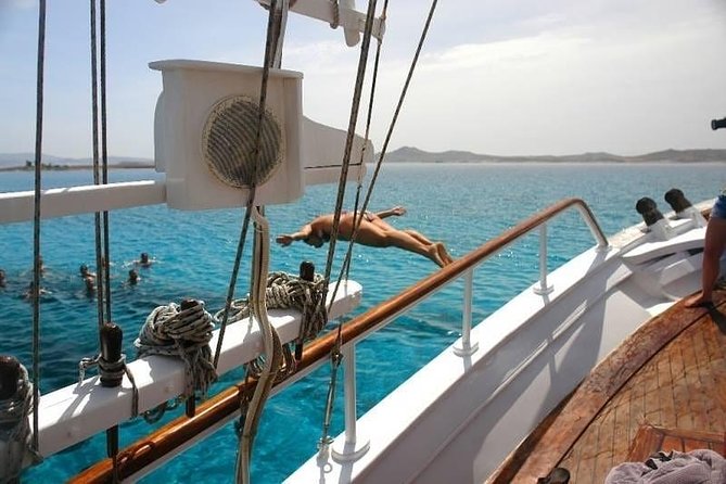 The Authentic Rhenia-Delos Cruise - Rhenia’s deserted-beach swim stop: the real heart of the cruise