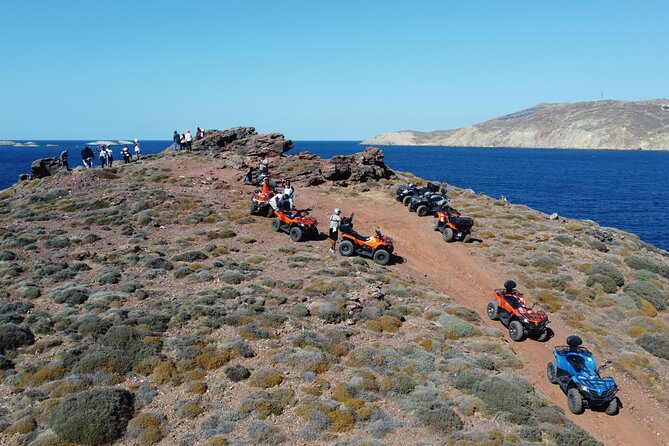 THE ORIGINAL Rent an ATV/QUAD 450cc and explore mykonos on wheels - The guided start: lighthouse views, beaches, and that off-road option